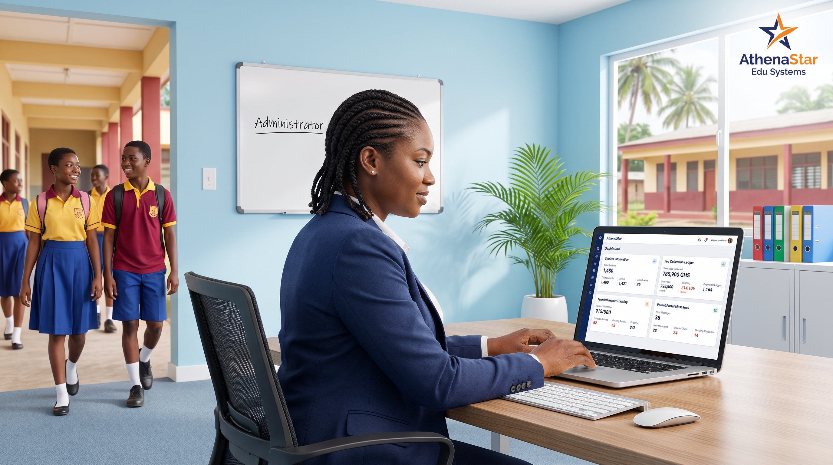 AthenaStar Edu Systems Launched: All-in-One School Software in Ghana